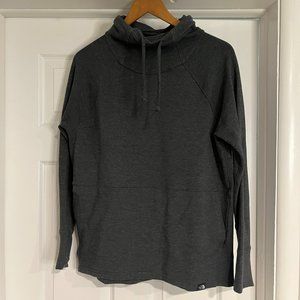 The North Face W Cowl Neck Tunic Pullover- Size M- Grey